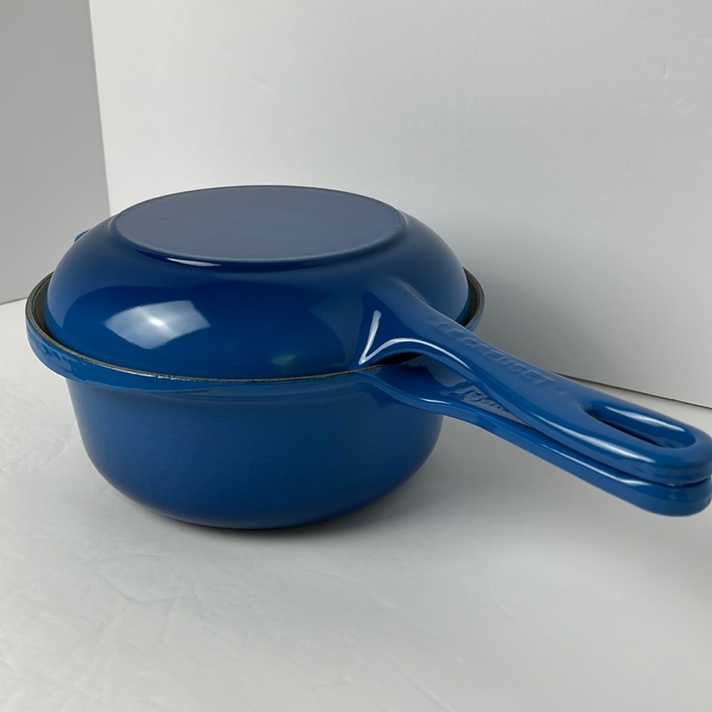 Le Creuset Multifunction Pan 2.5qt with Skillet Lid Blue